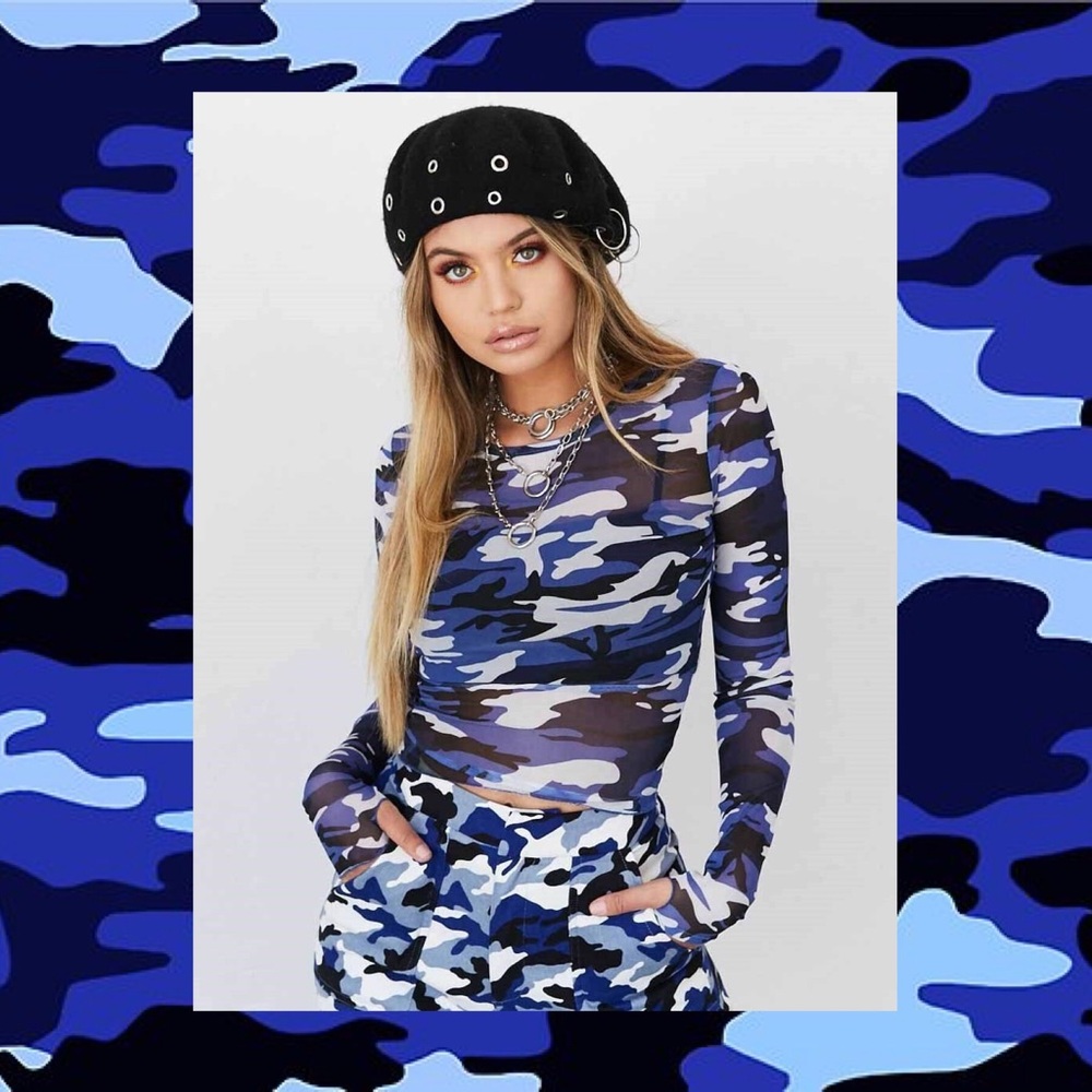 I.AM.GIA Camo Top